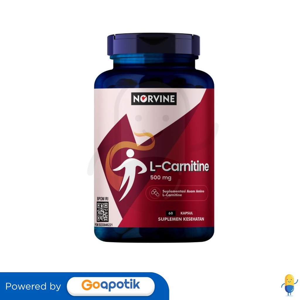 Norvine L-Carnitine 500 Mg Botol 60 Kapsul