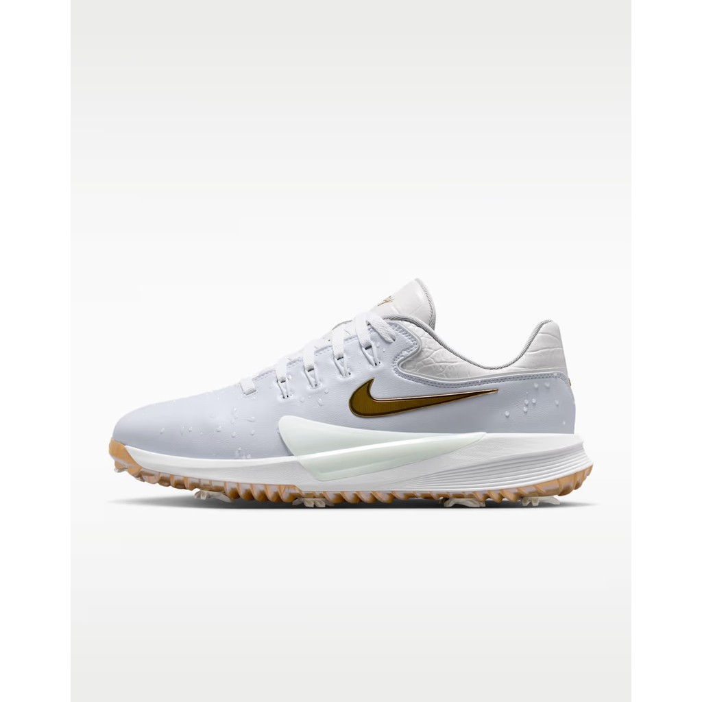 Sepatu Golf Pria Nike Victory Pro 4 White/Metallic Gold (IF4082-100) Original