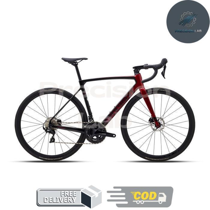 Polygon Strattos S7D [700C] Sepeda Balap Outdoor ACX Frame Full Carbon Fork Shimano 105 2x12 Speed -