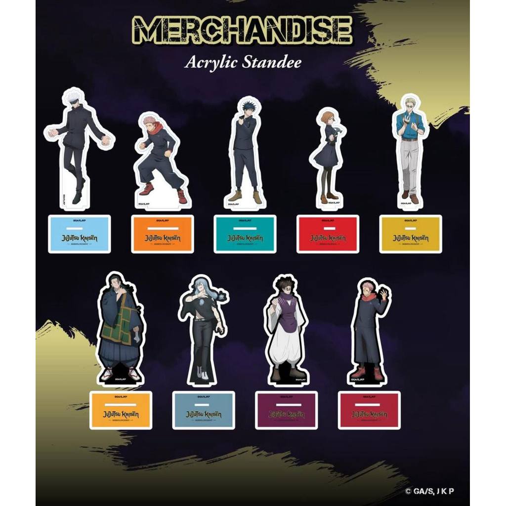 JJK Jujutsu Kaisen Merchandise Arcafe Standee Keychain Pillow Lanyard