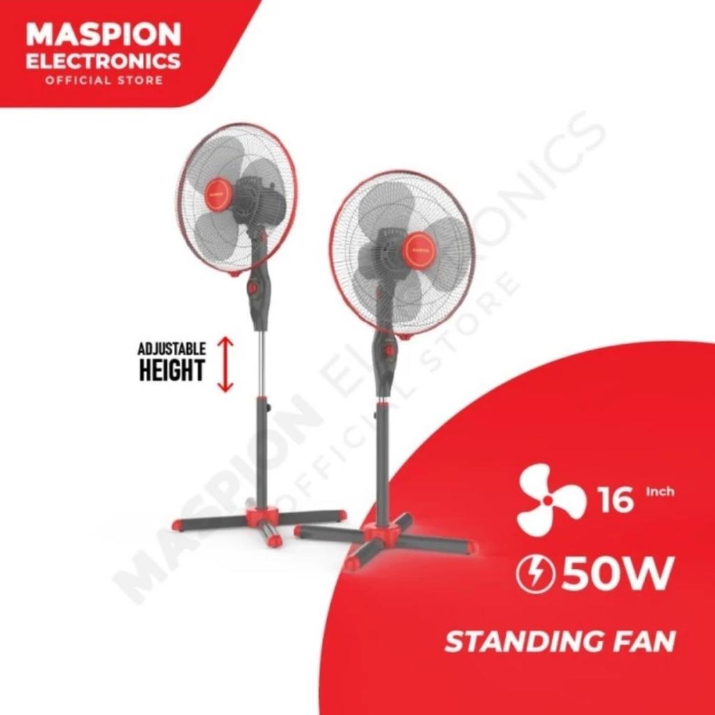 Maspion Stand Fan EX-1611 SX Kipas Angin Berdiri 16 inch 1611SX EX1611