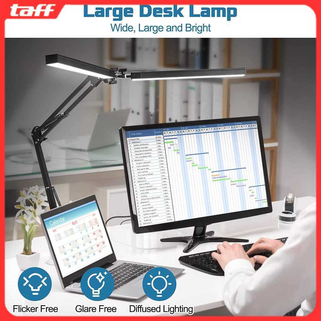 TaffLED Lampu Meja Baca LED Double Head 3 Color Mode SMD - ZN14
