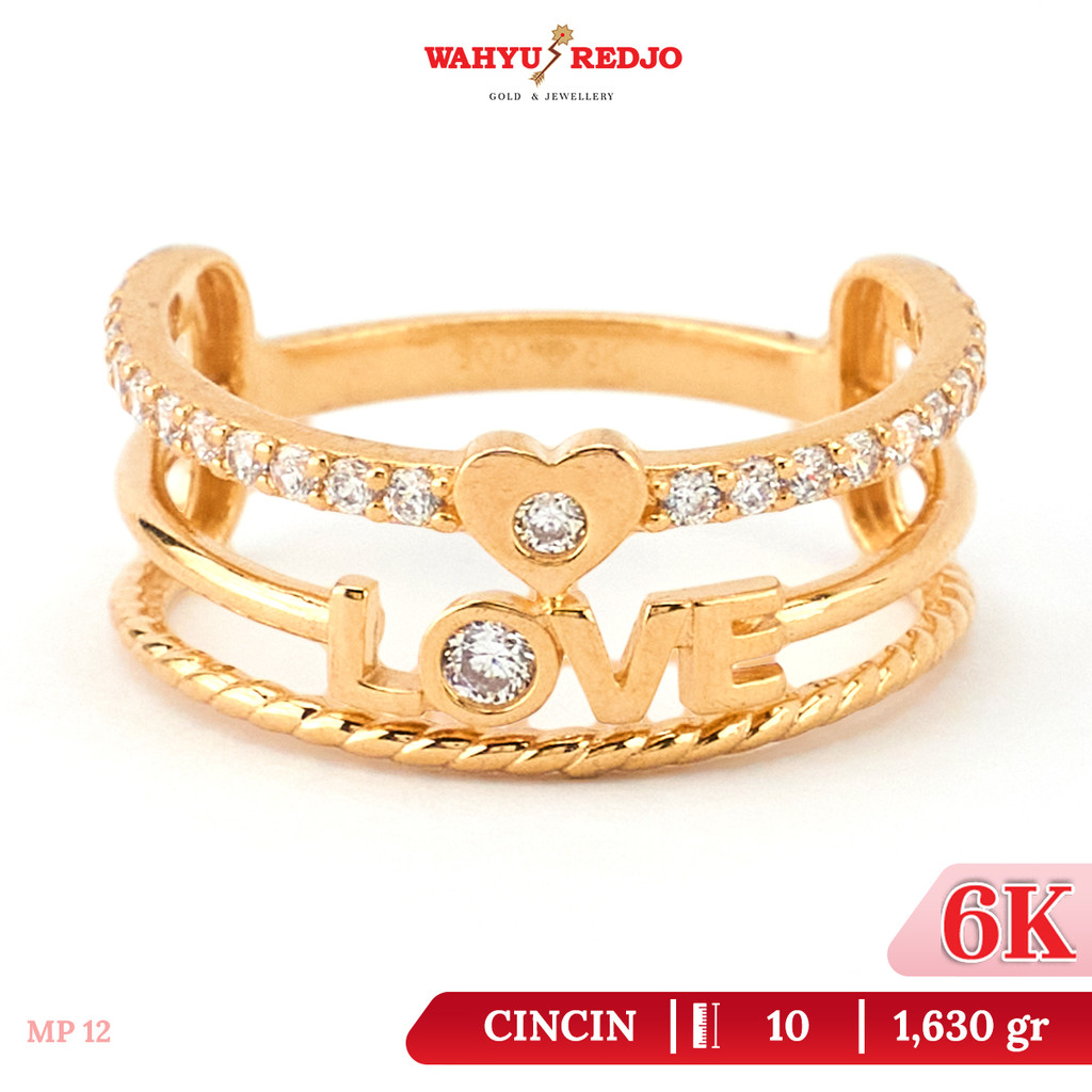 Cincin Emas Kadar 6K Wahyu Redjo CC-6K-31129345