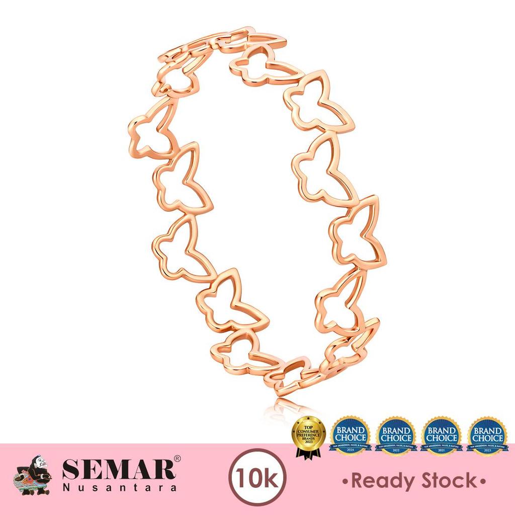Cincin Emas Eterna Butterfly Gold 10K Semar Nusantara