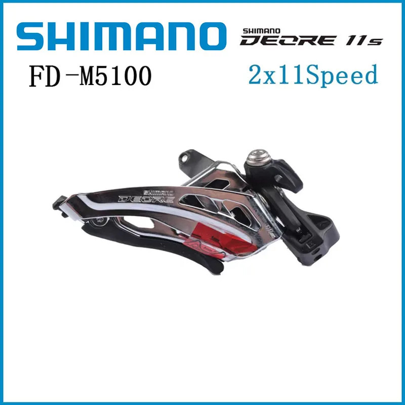 Shimano Deore FD M5100 2x11 Speed High Clamp Derailleur Depan Sepeda Gunung FD-M5100-M Biycle Derail