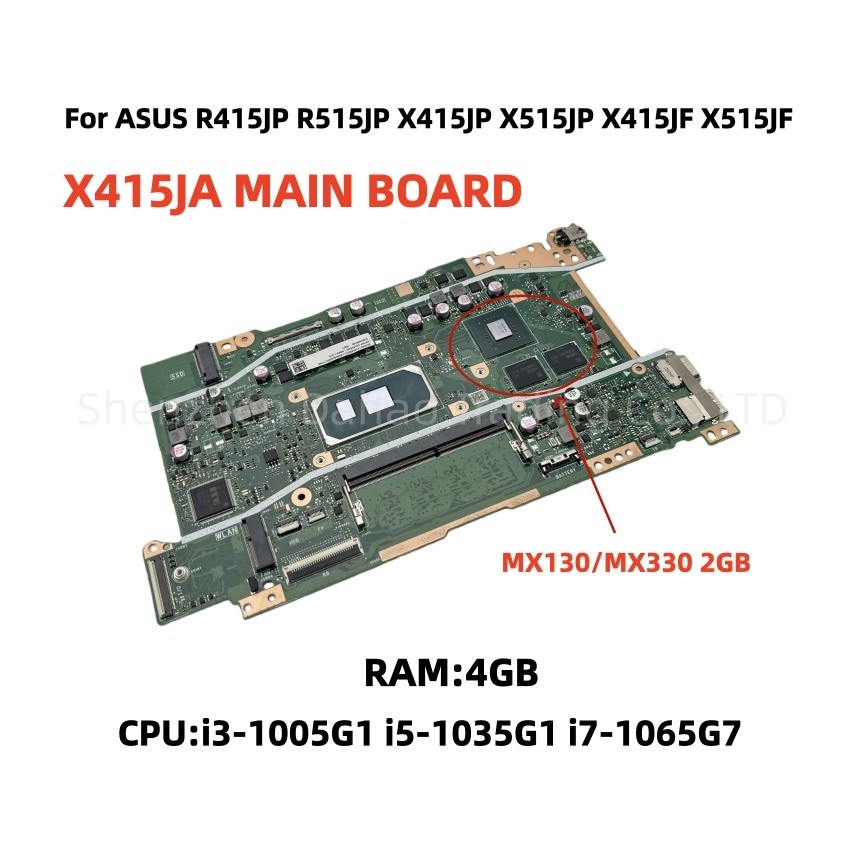 X415JA For ASUS R415JP R515JP X415JP X515JP X415JF X515JF X415JAB X515JAB Laptop Motherboard With i3