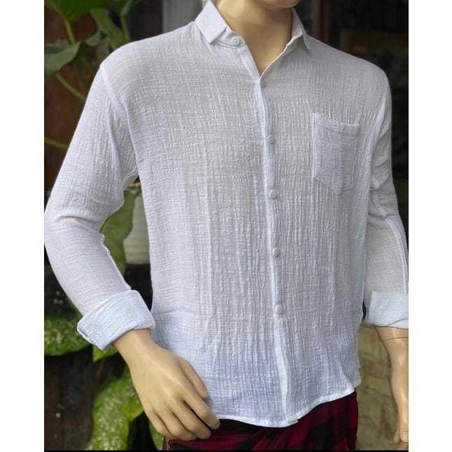 Murah BAJU KEMEJA SERAT JAGUNG || KEMEJA LAKI-LAKI