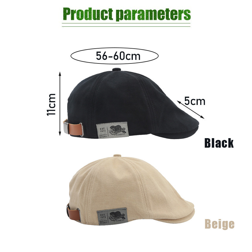 Topi Flat Cap Pet Pelukis Sutradara - Topi pet Fashion pria wanita