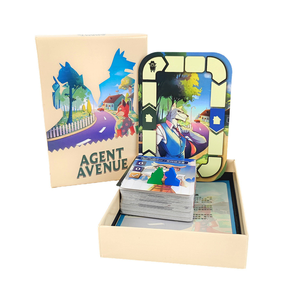 Agent Avenue Identity hiding reasoning couple Friends' leisure gathering 2 person versus board game