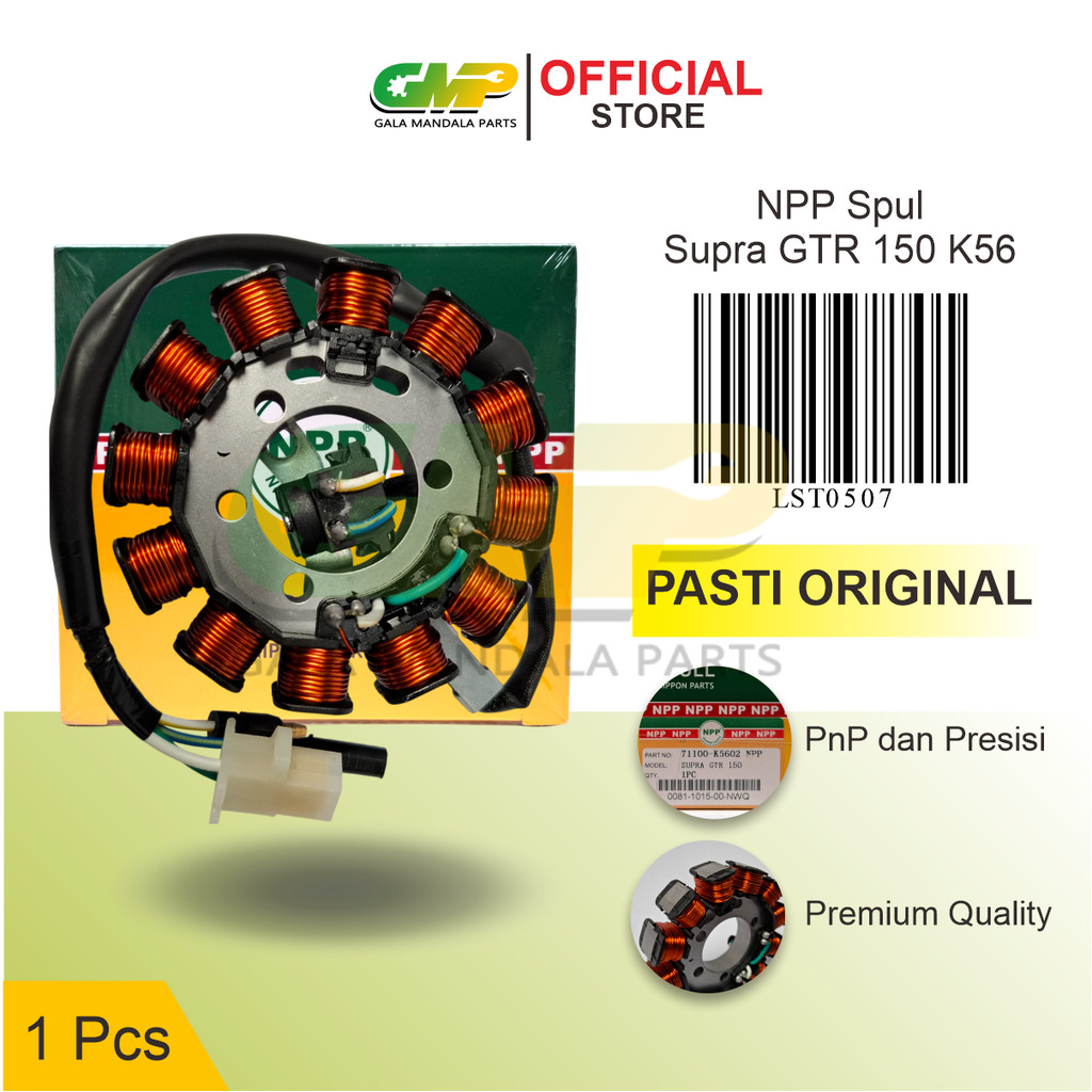 NPP Spul Honda Supra GTR Sonic CB150R Stator Comp Assy K56 Spull Magnet Pulser Motor