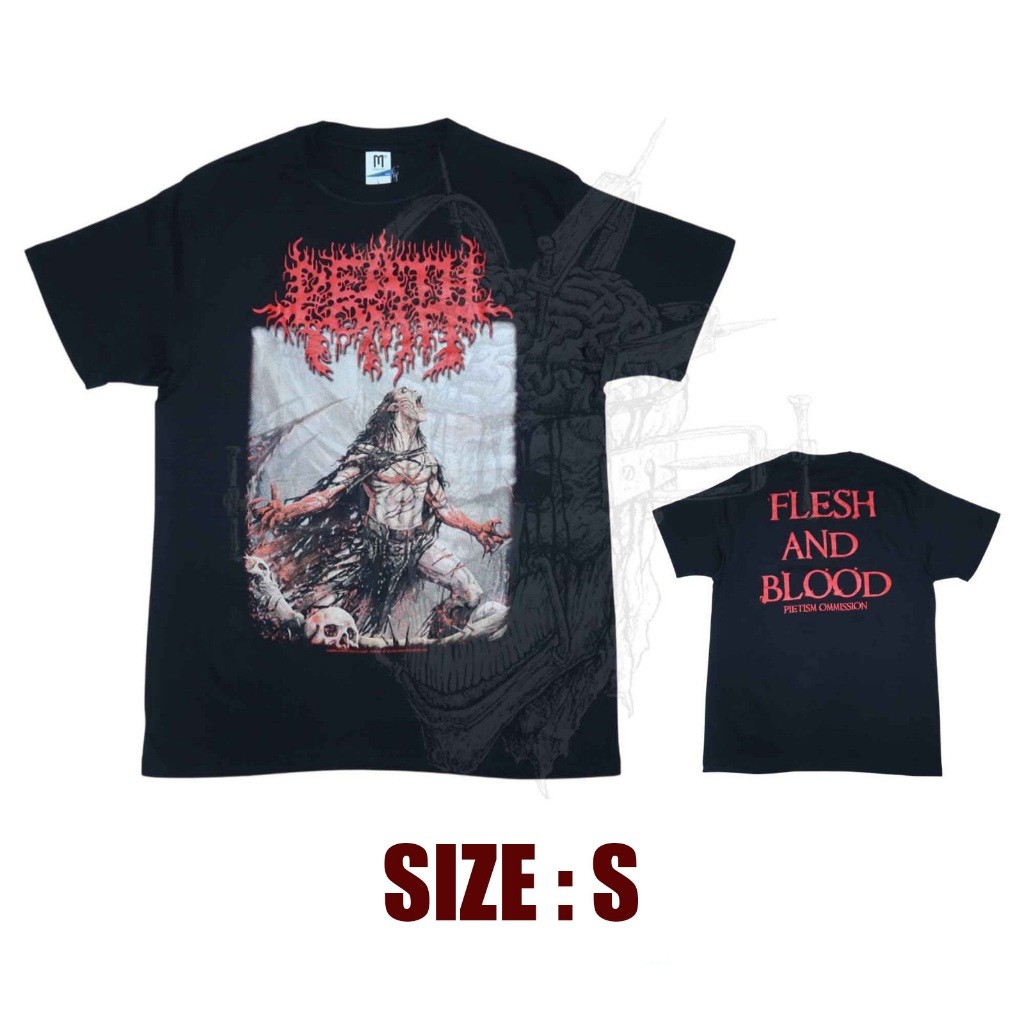 ORIGINAL & BERLISENSI - T-SHIRT - DEATH VOMIT - FLESH AND BLOOD | BRUTAL DEATH METAL | EXTREME MUSIK
