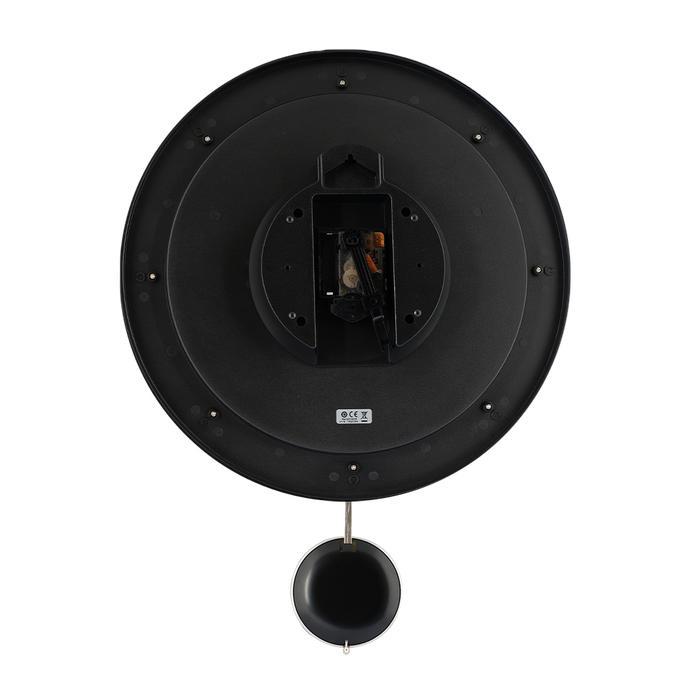 Jam Dinding SEIKO Analog QXC241B White Dial Dark Brown Wooden Case