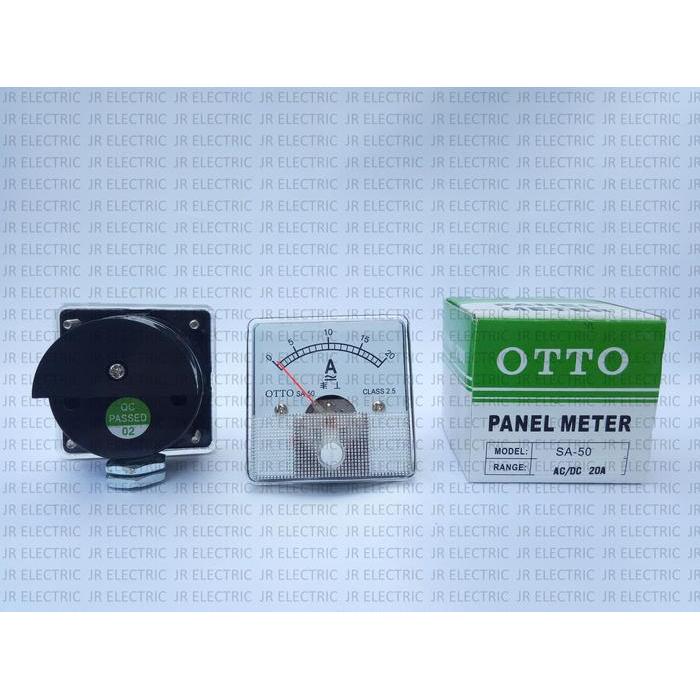 OTTO Panel Meter / Amper Ampere Volt Meter SA-50 AC/DC 30A 50A 300V - 5A