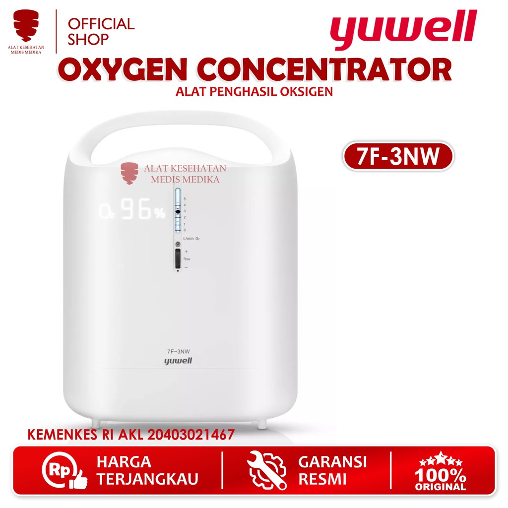 Oxygen Concentrator YF-3NW Yuwel Mesin Alat Penghasil Oksigen Murni Medis