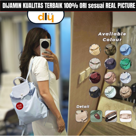 DLY Tas Ransel BackPack Wanita Kecil Mini Korea Style Premium ANTI AIR Remaja Aesthetic Kulit Asli