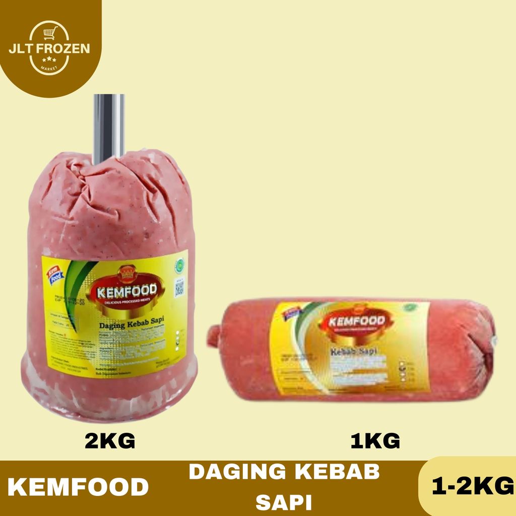 Kemfood Daging Kebab Sapi 1-2kg / Daging Isi Kebab