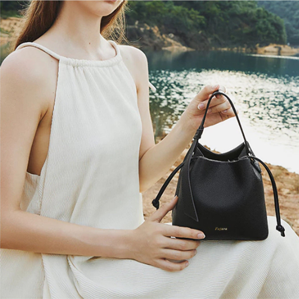 Tas Selempang Tas ember Anti Cabut Slingbag Wanita untuk Kerja & Santai Kapasitas Besar