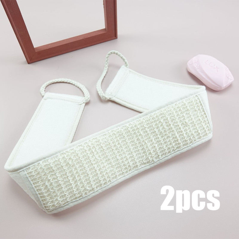 Loofah Back Brush Sikat Gosok Punggung Mandi Exfoliating Natural Loofah Back Massager