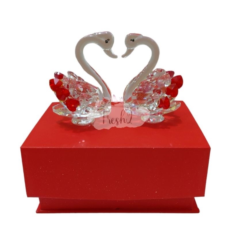 TERLARIS Patung Angsa/Pajangan Wedding / Pajangan Angsa 1 Pasang