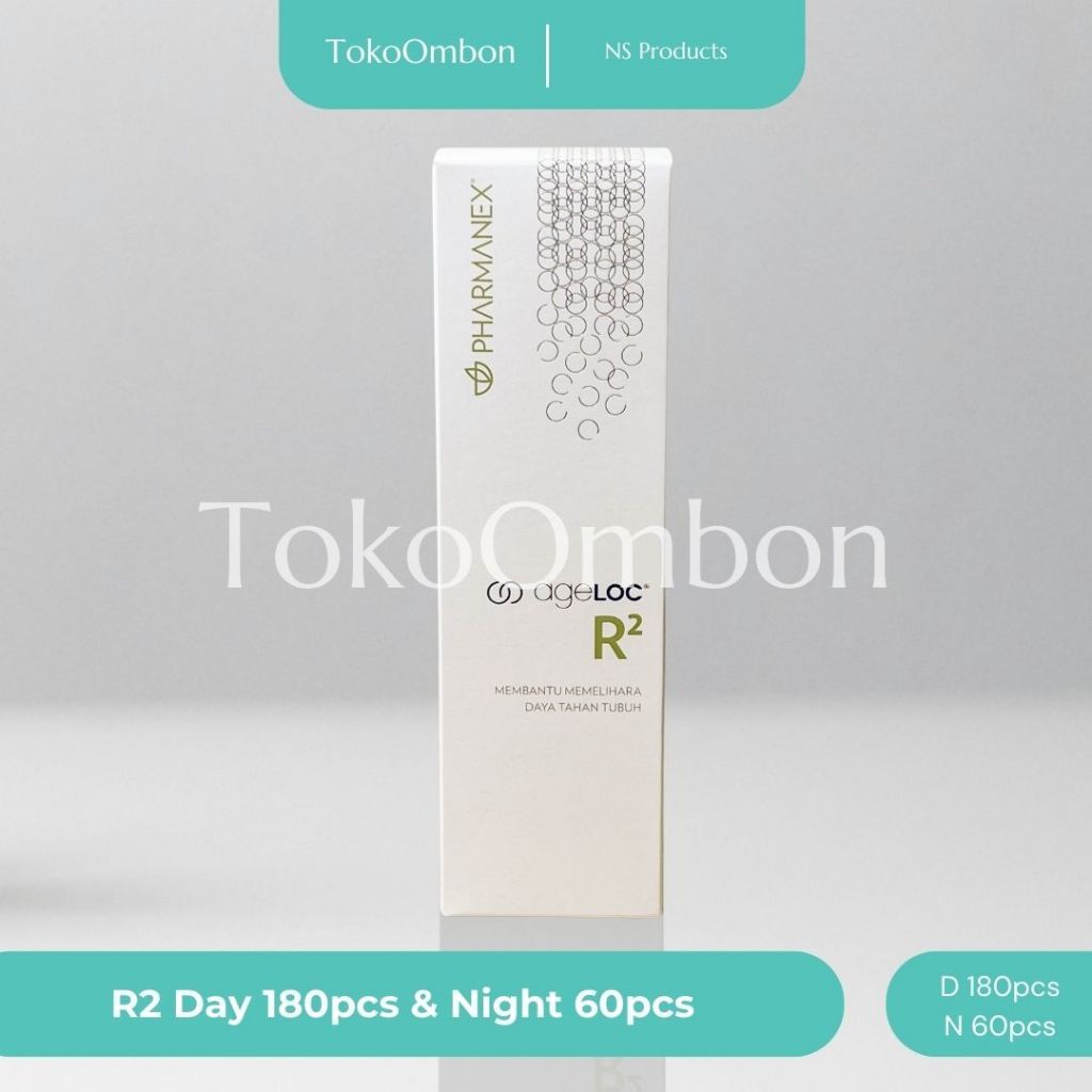 R2 Day & Night Anti Aging Suplemen Daya Tahan Tubuh Pharmanex Ageloc EXP 07/27 Nu Skinn