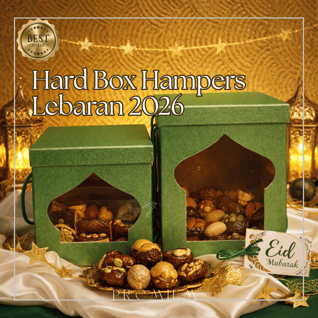 Box Kue Lebaran Hampers 2026 Nemtuk Kubah | Kotak Lapis Legit Hardbox Tebal | Hampers Lebaran | Idul