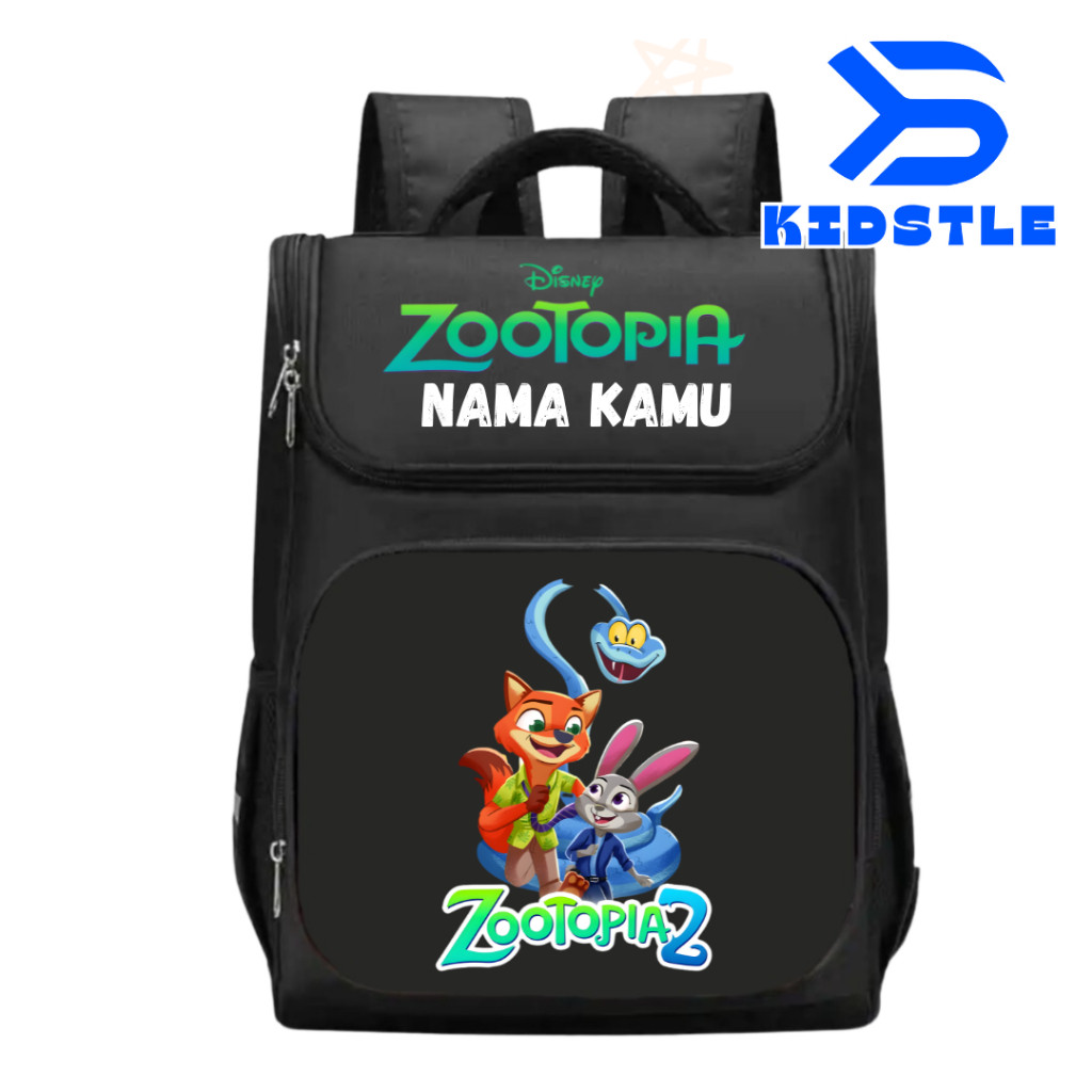 Tas Ransel Anak Laki Zootopia Custom Premium