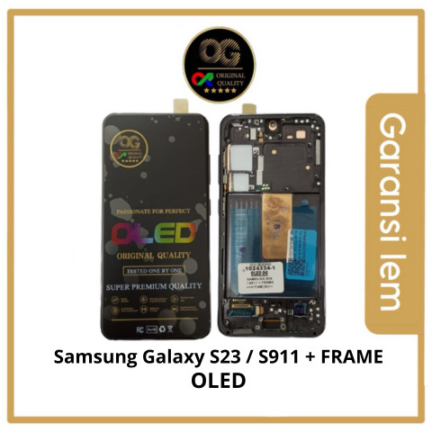 73 LCD Touchscreen Fullset + Frame Samsung Galaxy S23 / S911 / SM-S911B / SM-S911B/DS / SM-S911U / S