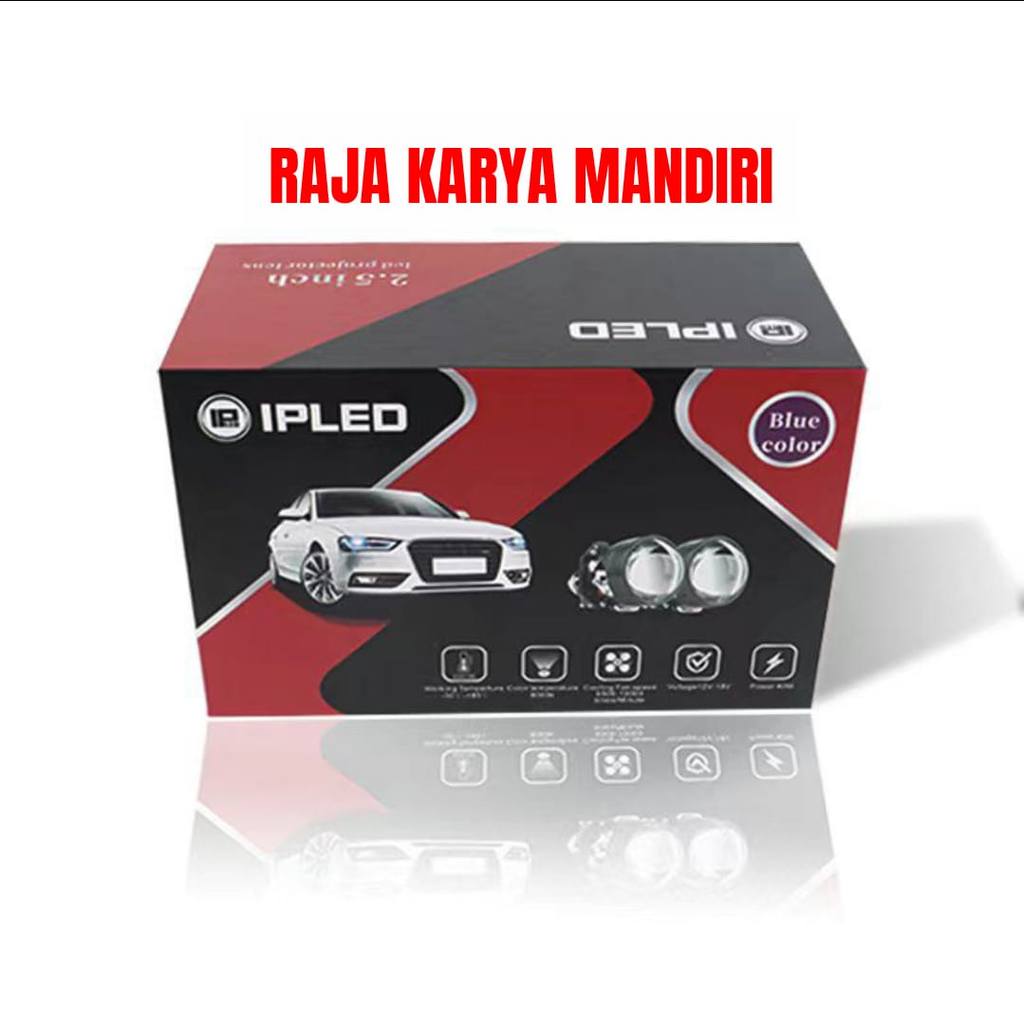 ORIGINAL LAMPU PROJECTOR BILED WST  2,5 INCHI 40 WATT BLUELENS WST FANKAI  | BILED SXC IPHCAR 35 WAT