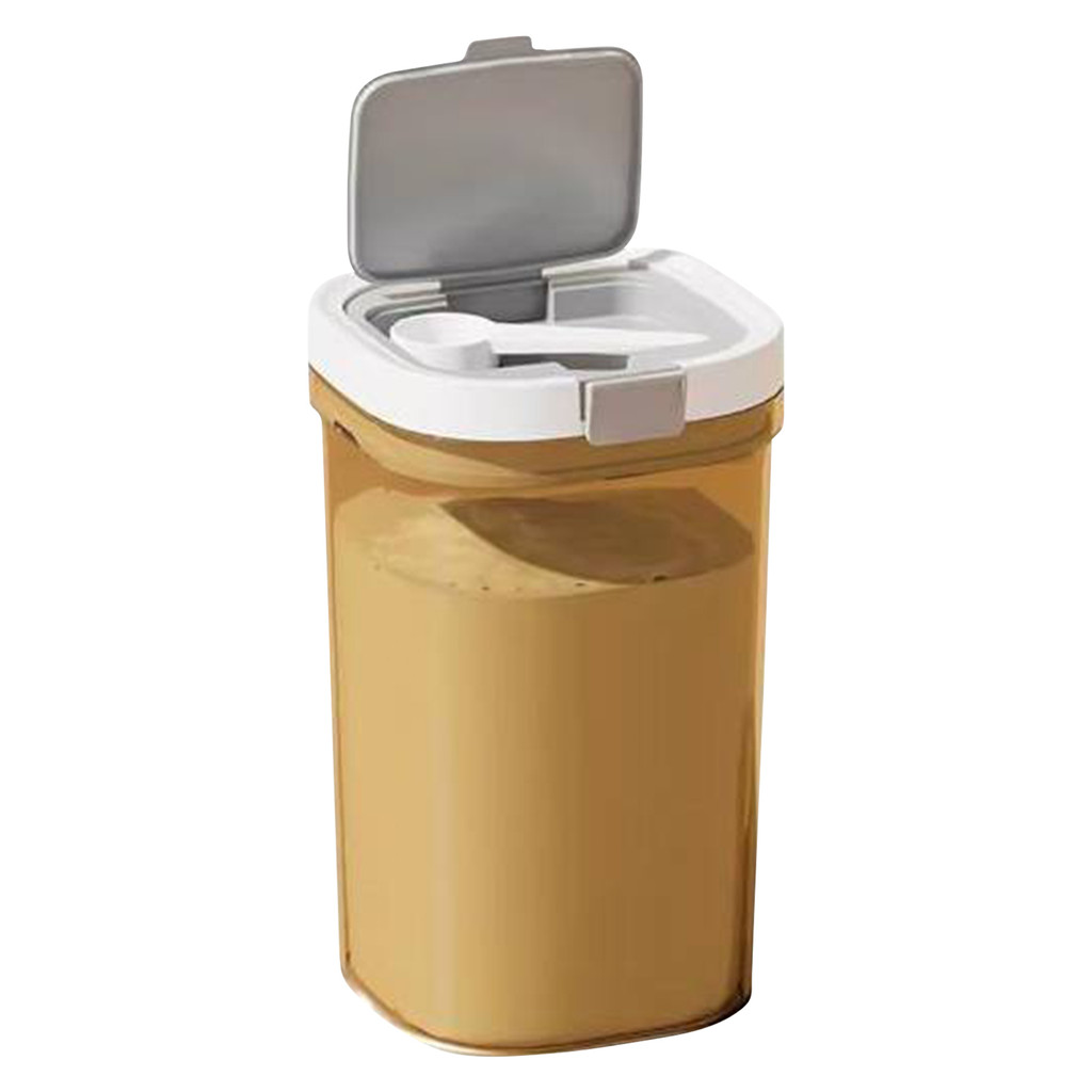 Food Storage Container with Scoop Milk Powder Container Airtight Kitchen Food Storage Jar for Cereal
