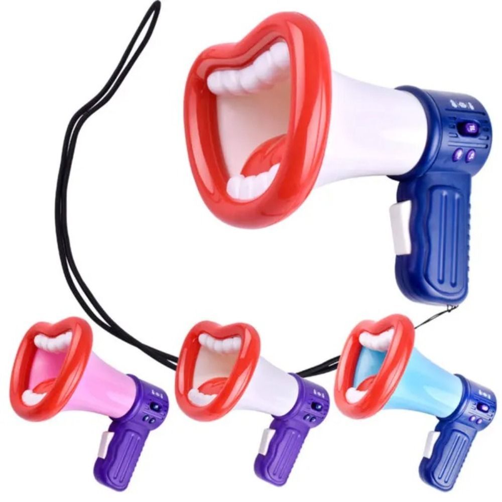 Handheld Megaphone Toys Portable Big Mouth Funny Recorng Toy Megaphone Children Speaker