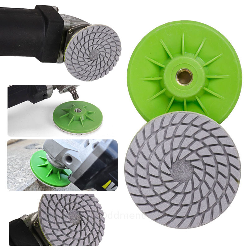 Mata Geranit Penghalus Pinggir 80 mm/3 inci / Diamond Polishing Pad untuk Marmer Granit Keramik konk