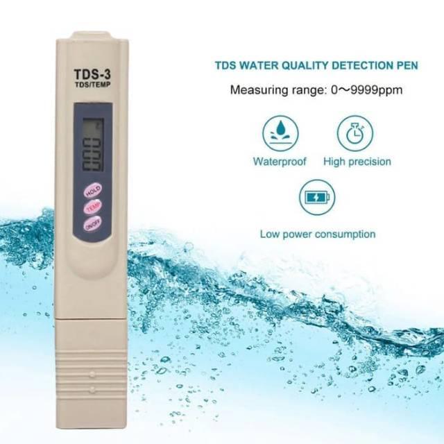 Pengukur PH Meter Air Hidroponik / Alat Cek Kalibrasi Kualitas Air Ori - TDS