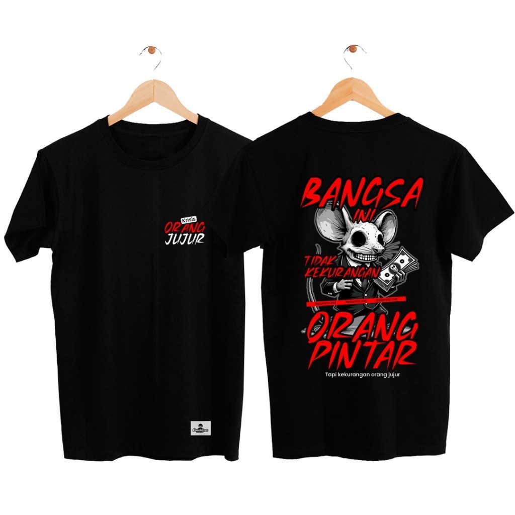 Tshirt Edisi Jujur / Kaos kritik / Kaos Politik / Kaos Kata / Distro