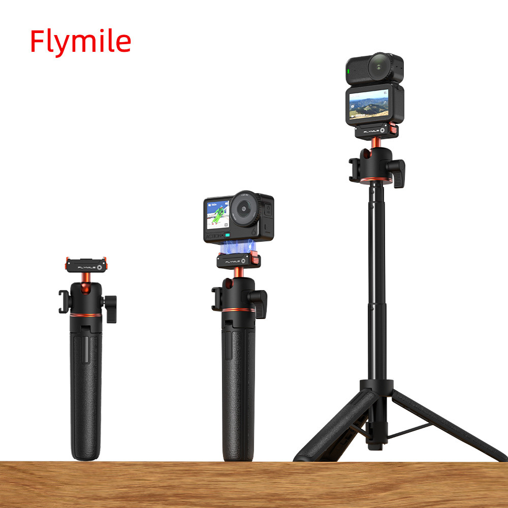 Flymile Magnetic Quick Release Tripod For DJI Osmo Action 6/Nano,Portable & Extendable,for DJI Osmo 