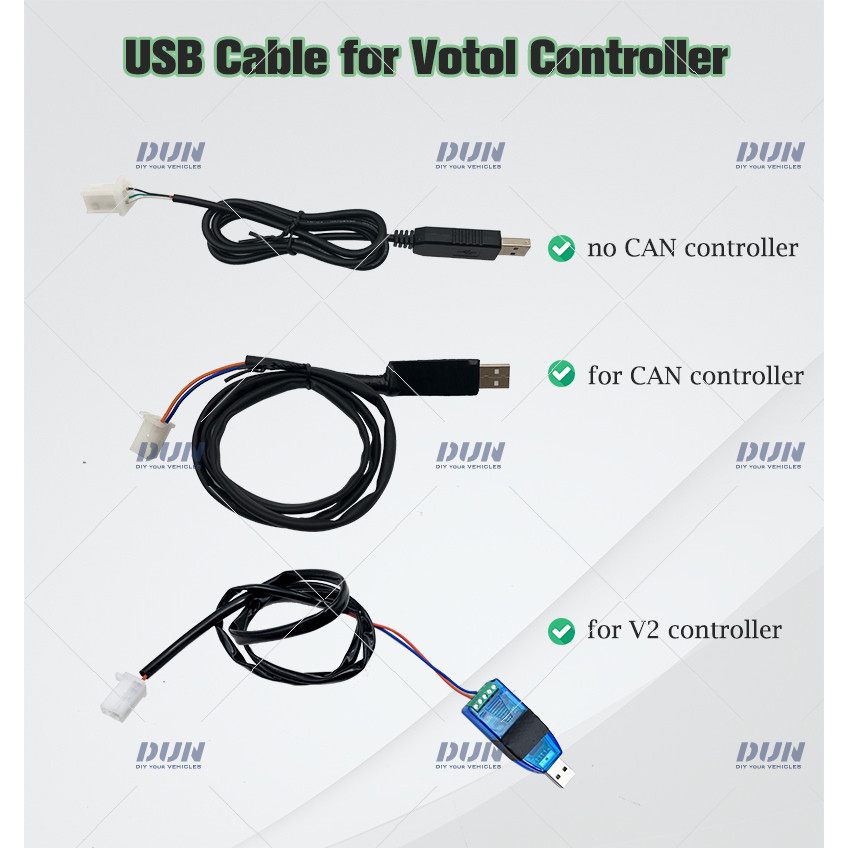 Programming USB Cable With Without CAN BUS For Votol Controller EM50S EM100S EM150S EM200S EM1502