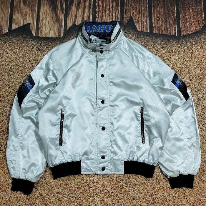jaket vintage racing KAPPA outdoor tapped lengan hidden hoodie bisa di lipat casual boxy fit size XX
