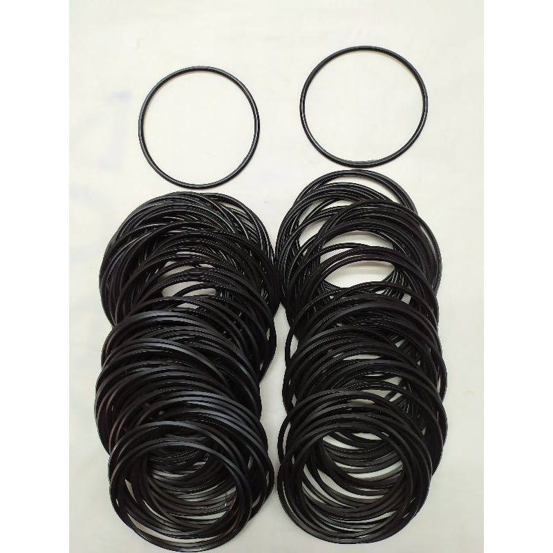 (144PCS) Gelang karet murah GROSIR // Gelang sil hitam