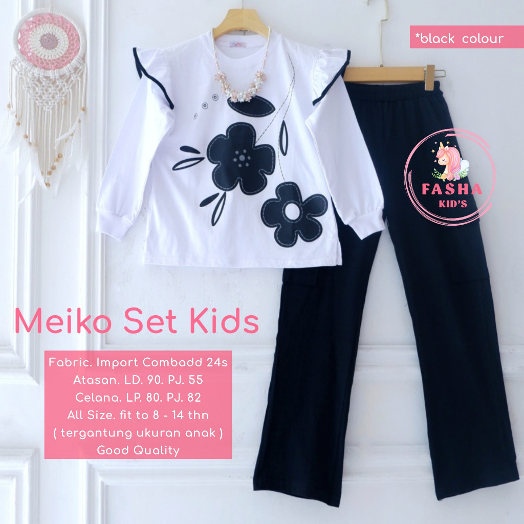 2401    MEIKO SET KIDS by fASHA KIDS FASHION   ORIGINAL ORI SOLO