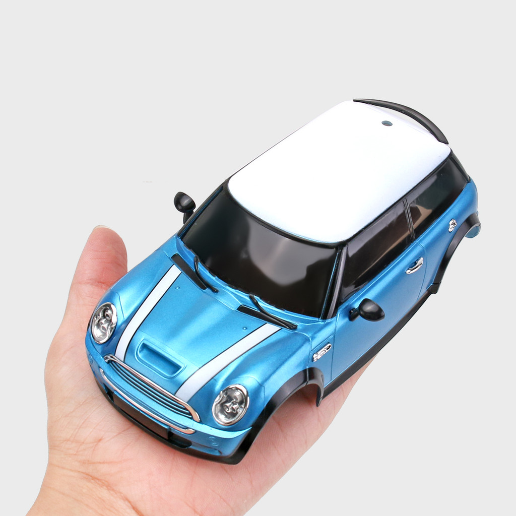 ABS Plastic Mini Coooper Car Body Shell 102mm Wheelbase for 1/28 RC Car Wltoys Mini-Q HGD1 XRX DRZ K