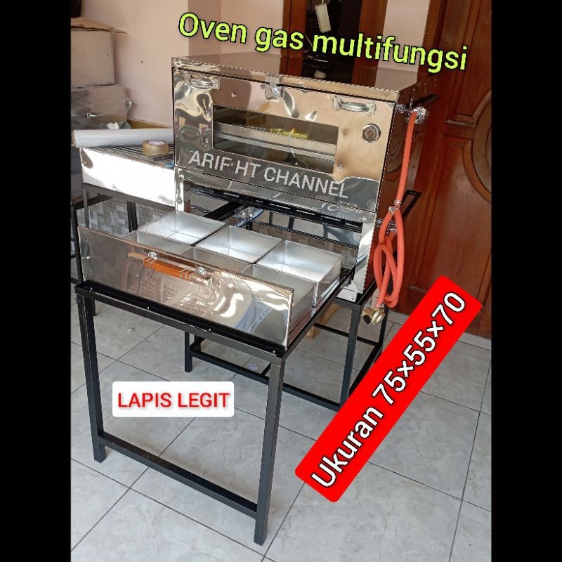 OVEN GAS MULTIFUNGSI . lapis legit ukuran 75×55×70