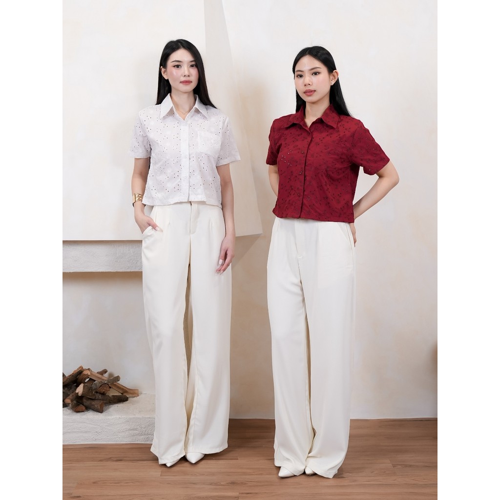 Erlina Kemeja Katun Bolong