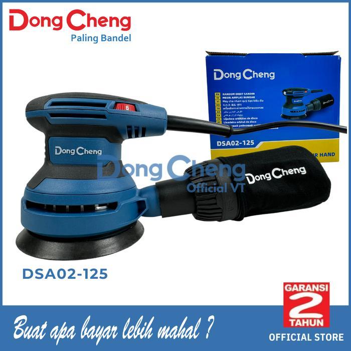 Mesin Amplas Sander DongCheng DSA02-125 Mesin Amplas Bulat Orbital Sander 5"