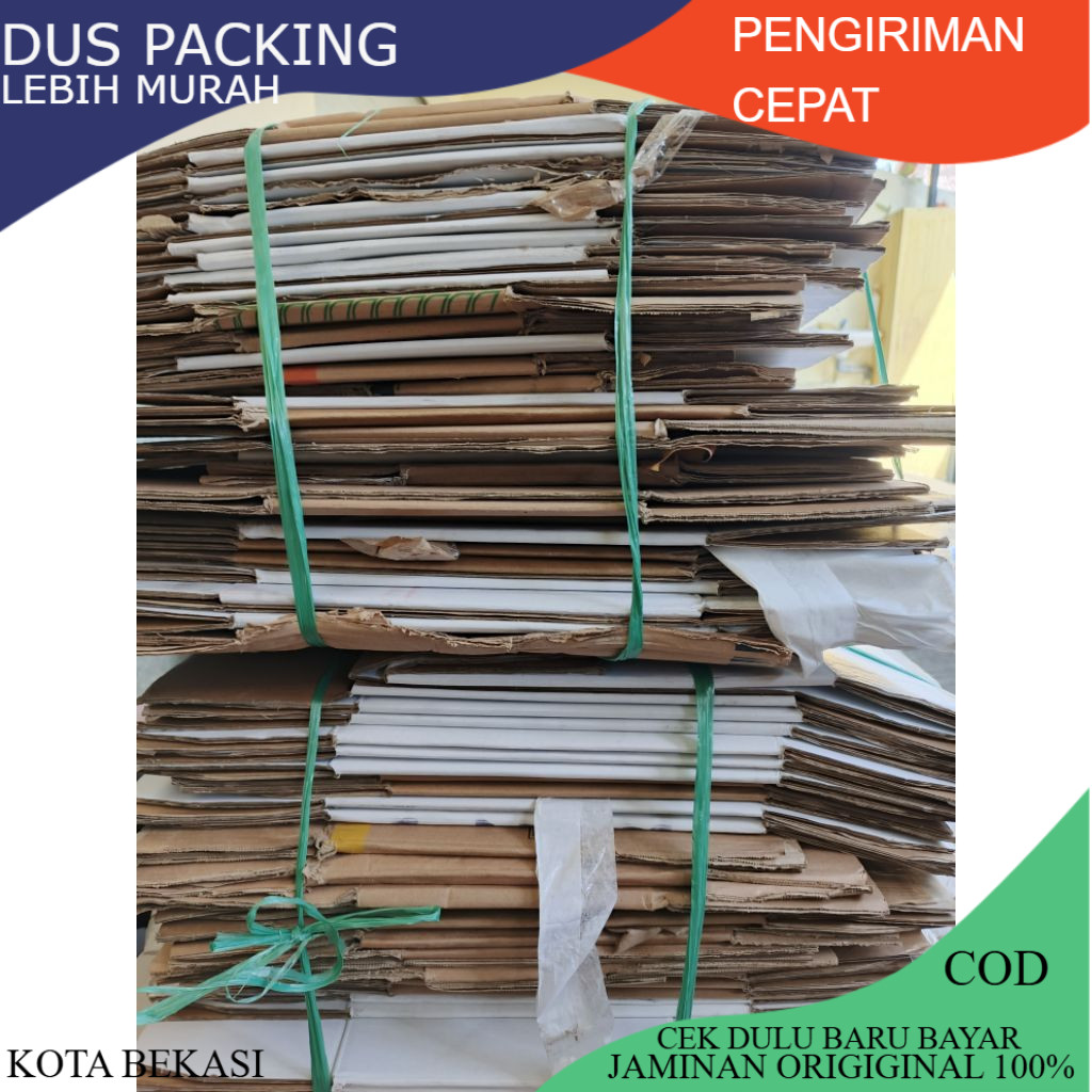 Kardus Bekas Kondisi Bagus Untuk Packingukuran 60cm x 30cm 2 buah