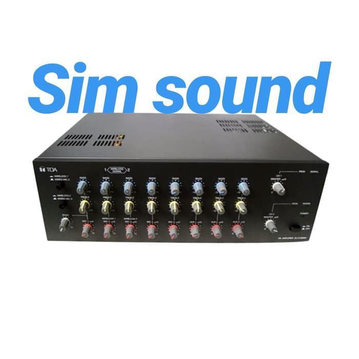 TOA MIXER AMPLIFIER ZA2128M ZA 2128 M 2128M AMPLI