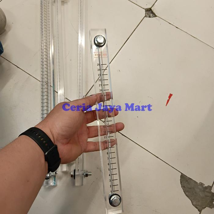 Water Level 300mm 12" Gauge XYW 300 / Tanki Level Gauge Level / Akrilik Level Gauge Water Oil Liquid