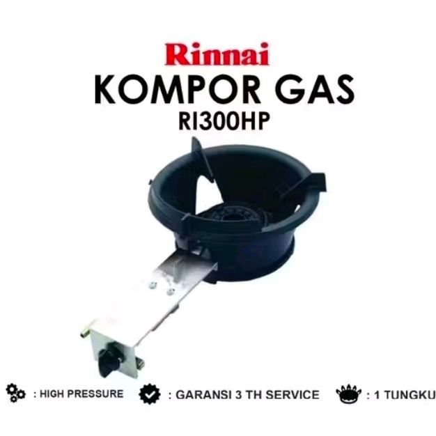 Rinnai RI300HP Kompor Gas 1 Tungku High Pressure Rinnai RI-300HP