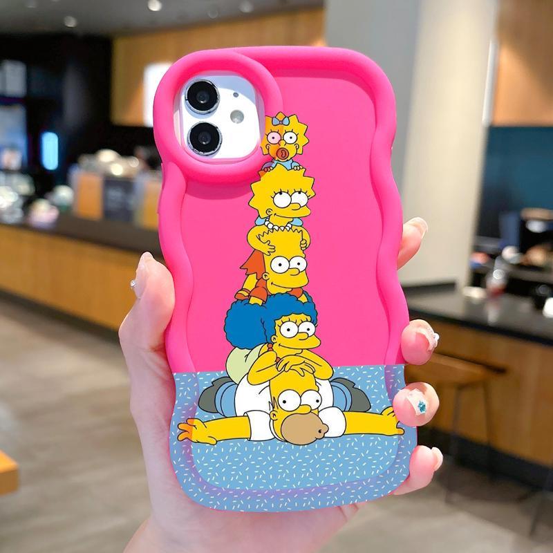 Casing Hp Infinix Case Smart 5 6 HD Plus 7 8 Pro Animasi The Simpsons Silicon Anticrack Handphone