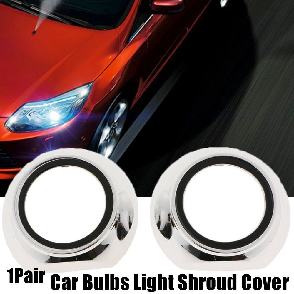 2x 5" HID Bi-xenon Projector Lens Headlight Kit Car Bulbs Light Shroud Cover Car Light Bulbs Accesso