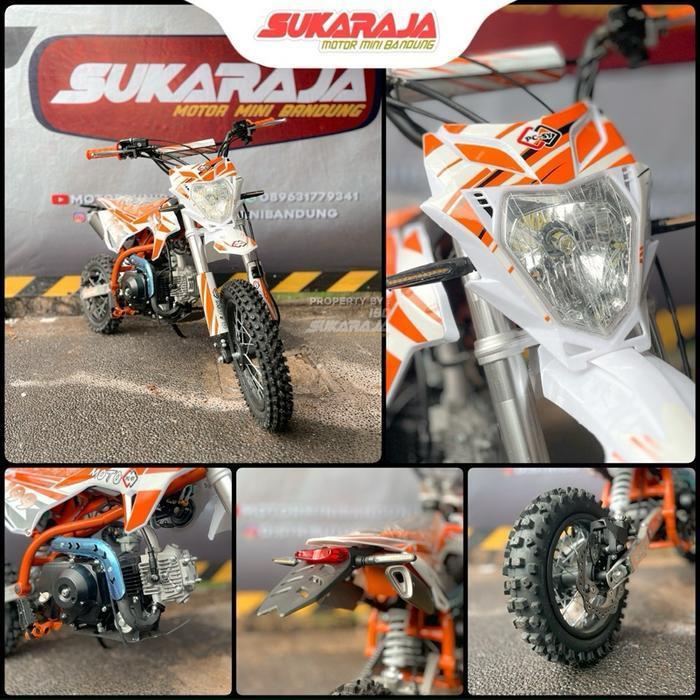 MOTOR MINI TRAIL PC MOTO-199(110cc) 4Tak Matic - Orange - Orange