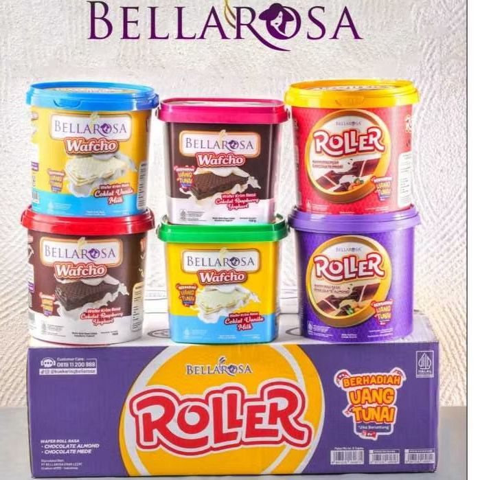 (DAPAT 1DUS ISI 6TOPLES MIX BELLAROSA) Bellarosa Festive Kue Kering cookies -Bellarosa nastar&kue ka